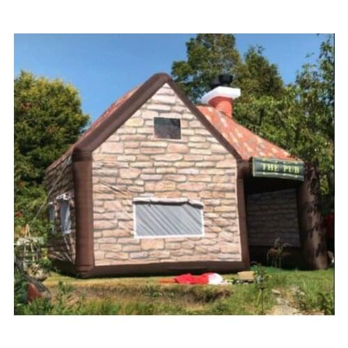 Free air ship to door! inflatable irish pub, outdoor portable party bar inn, pvc inflatable cabin, party tent