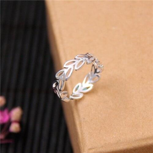 Bohemian Charm Boho Leaf Rings For Women Lover Wedding Bridal Valentines Gifts Men Open Retro Antique Rings 2021