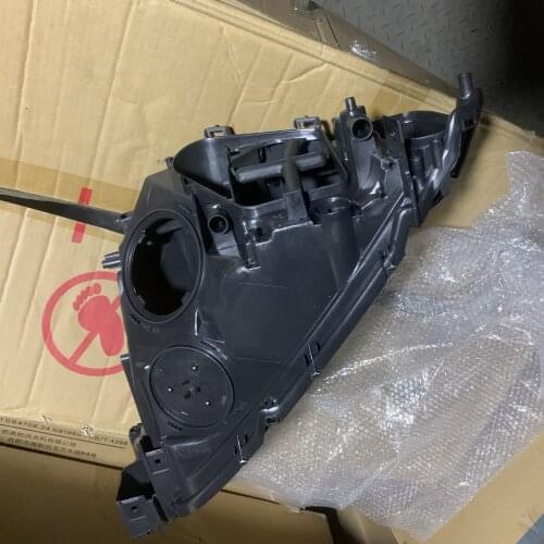 For BMW 7 Series F01 F02 Standard Configuration 2009-2015 Car Headlight Cover Black Rear Shell Glass Lens Back Protection Base