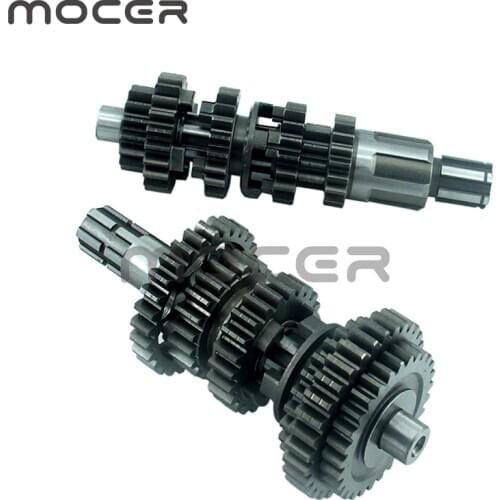 Pit Dirt Bike CB250 6 Gear Main Counter Shaft Transmission For China Brand ZongShen Air-cooled Engines ZB-142