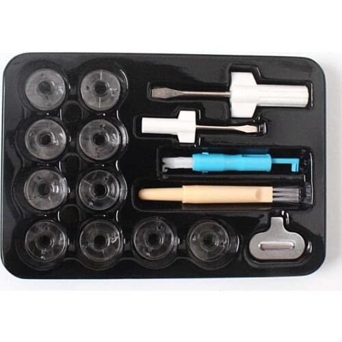 INNE Sewing Accessory Material Accessories Fabrics Haberdashery Embroidery Hand Tools Needle Threader Bobbin Spool 15 Piece Set