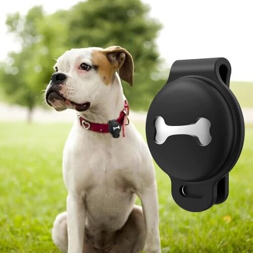 Dog and cat collar ring, pet accessories, pet silicone protective cover, anti-lost device keychain protective cover, pet collar