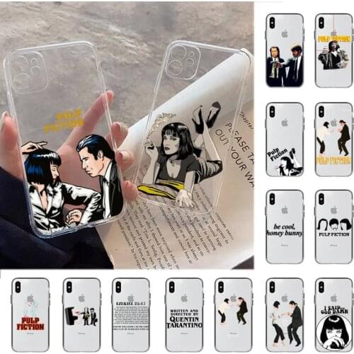 MaiYaCa Greatest movie ever made Pulp Fiction Phone Cases for iPhone 11 12 pro XS MAX 8 7 6 6S Plus X 5S SE 2020 XR case