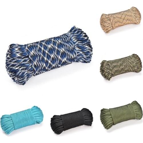 Wholesale 31m 10-core Non-slip Umbrella Rope Outdoor Survival Cord for Camping паракорд paracords supervivencia