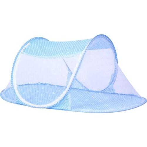 Portable Foldable Baby Crib Netting Zipper Baby Tent Bed Mosquito Net Travel Bedding for 0-3 Years Baby Children Kids