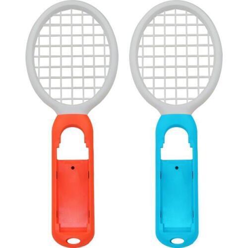 OSTENT 2 Pack Tennis Rackets Mario Handle Holder for Nintendo Switch Joy-Con Controller