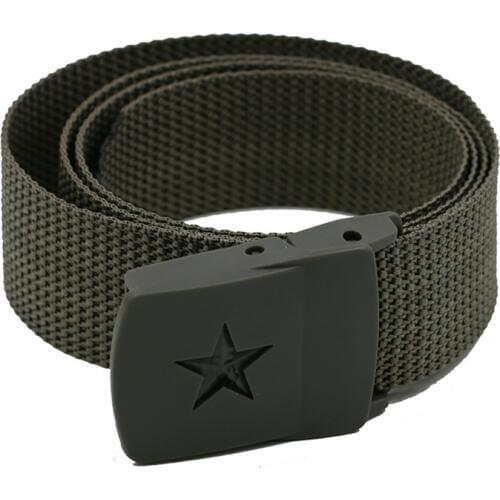 Men Women tactical belt Waist Belt Unisex Slim Smooth Automatic Buckled Nylon Belts Waistbandym