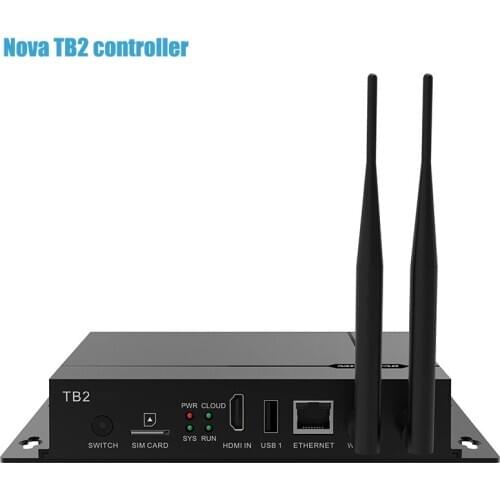 Nova TB2 synchronous and asynchronous controller , Full Color LED Video Display Screen Sending card, led screen media player