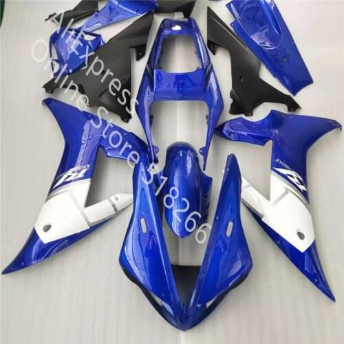 Blue white black Motorcycle Fairing kit for YAMAHA YZFR1 02 03 Fairings YZF R1 02 03 Body Kits YZF R1 2002 - 2003 Fairings
