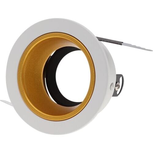 Modern aluminum Recessed Spotlight mounting frame MR16 / GU10 socket adjustable Ceiling fitting hole lamp lighting fixture