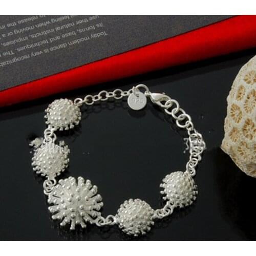 Special offer 925 Sterling Silver fine Fireworks Chain Bracelets for Women Fashion Wedding Party Christmas Gifts Girl Jewelry