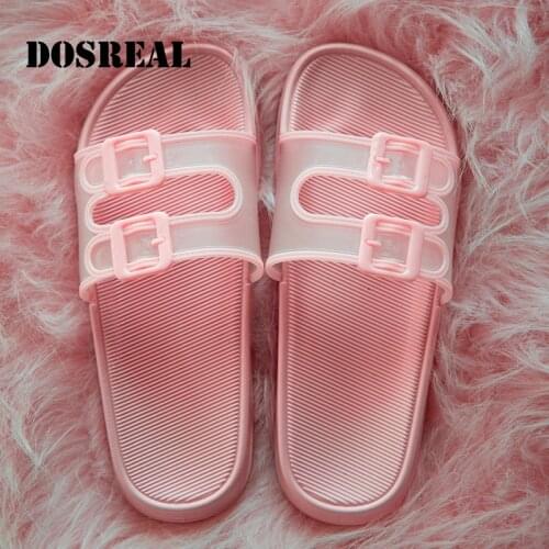 Dosreal Summer Womens Slippers Ladies Ultra-light Non-slip Slippers Indoor Pink Home Shoes Girls Soft Bottom Flip Flops