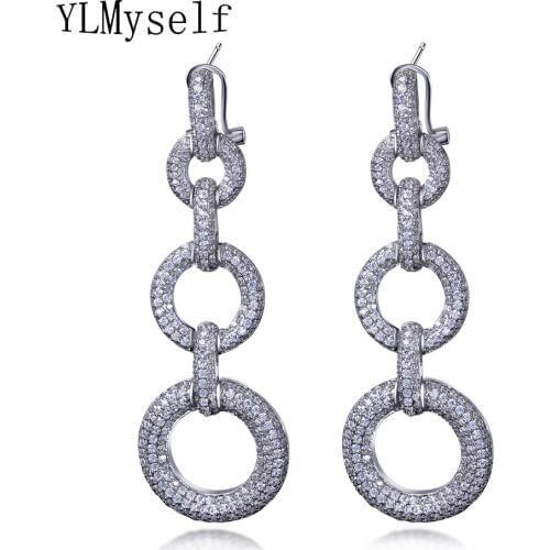 Серьги с камнями YLMyself China At AliExpress
