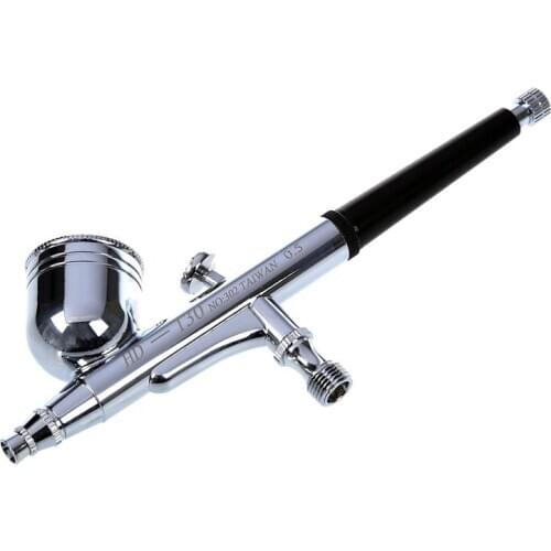 0.5mm 7cc Cup Dual Act Gravity Feed Airbrush Kit