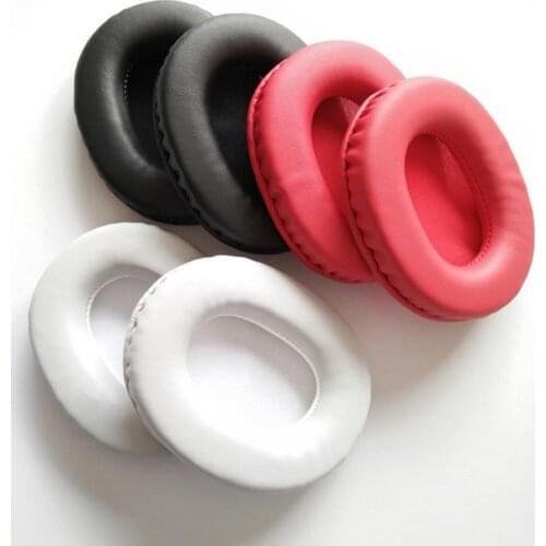 1 Pair Ear Pads Elastic Protein Faux Leather Dust-proof Headphone Earmuff for Edifier W800BT/W800X/W808BT/K800/K830/H841P G1