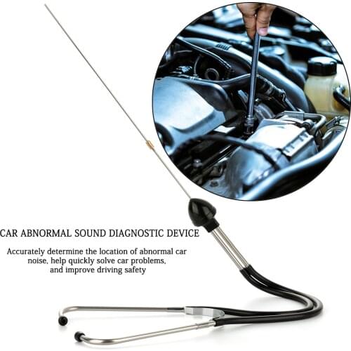 1 Pcs Professional Auto Stethoscope Car Engine Block Diagnostic Tool Stainless Steel Cylinder Automotive Engine Hearing Tools