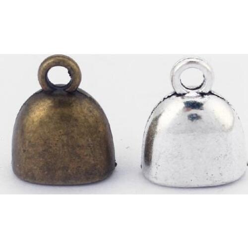 10pcs 10.5*7mm End Caps For Licorice Leather Clasp Leather Findings diy connector tassel jewelry making accessories