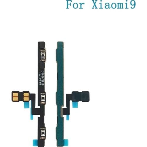10pcs/lot Volume Switch Power On Off Button Key Flex Cable Ribbon Volume Up/Down Button Replacement For Xiaomi9