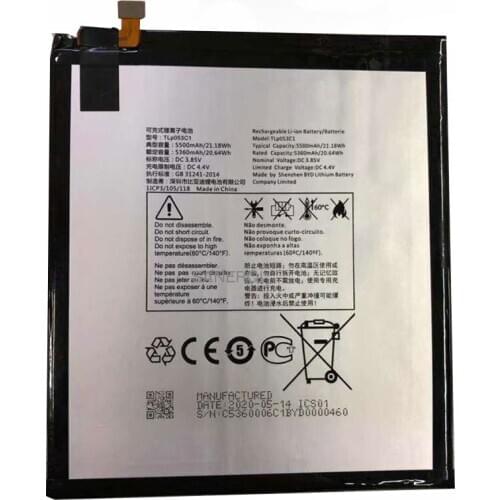 10pcs New 100% High Quality 5500mAh TLP053C1 Battery for Alcatel TLP053C1 Replacement Battery