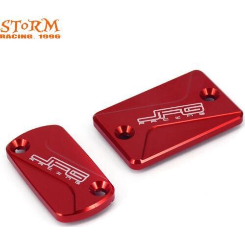 2012-2019 CNC Front Rear Brake Reservoir Fluid Cover For HONDA CRF250L CRF250M CRF250L/M Motorcycle MX Enduro Motocross Dirt