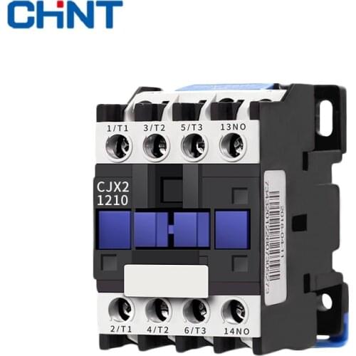CHNT CJX2 3 poles miniature contactors-motor CJX2-1210(NO)/01(NC) 50HZ AC 380V,220V,127V,110V,48V,42V,36V,24V