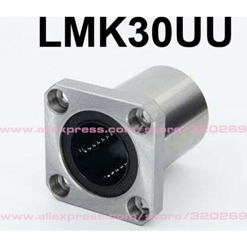 30MM LMK30UU Flange Linear Motion Bearing Bush For 3D Printer