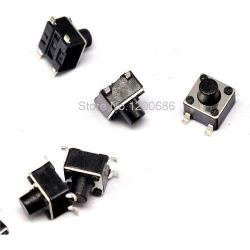 4.5 * 4.5 * 5MM touch switch patch 4 feet micro switch / button switch