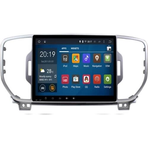 9" Android 10 Car Stereo 2 Din Auto Radio For Kia Sportage 2016 2017 2018 Multimedia GPS Navigation 4+32 GB No DVD Gift Camera