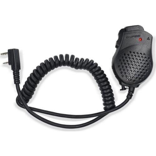 Baofeng 2 Pin PTT Microphone Speaker BF-888S Handheld MIC Microphone for Baofeng UV-5R UV82 BF888S Walkie-talkie Two Way Radio