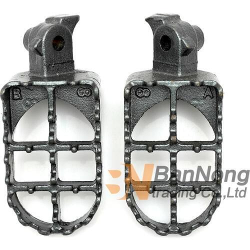 Free shipping Motorcycle foot pegs for KAWASAKI KLR650 1987-2008 HONDA XR50R 70 80 100 2000-2005