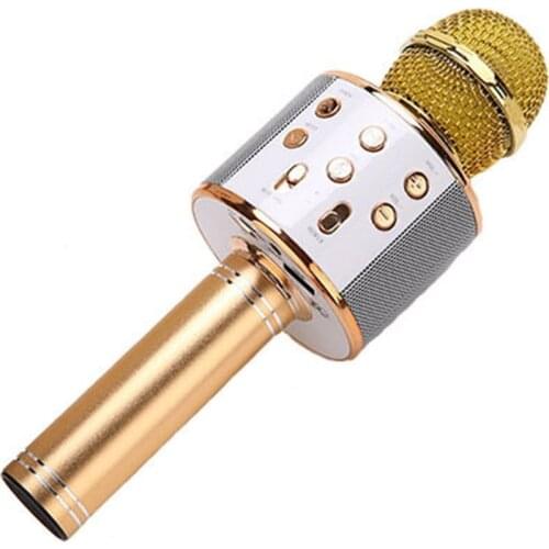 Without battery Wireless Karaoke Handheld Microphone USB Player Mic Speaker Portable Christmas Birtay Home Party
