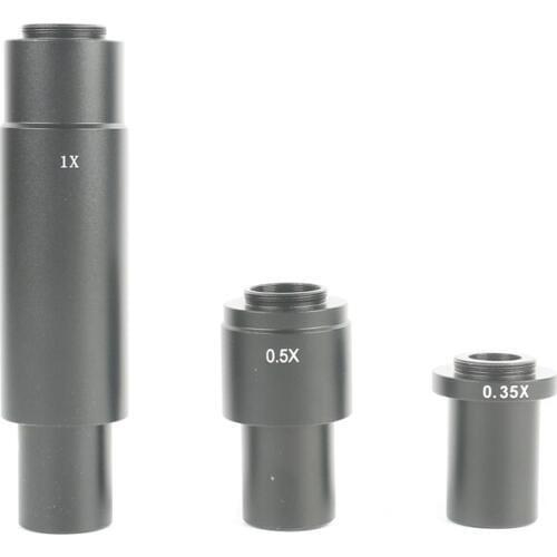 CCD industry microscopio 0.35X 0.5X 1X Single Lens Zoom C-mount Adapter Lens for 10A 0.7X to 4.5X Industrial Microscope Len
