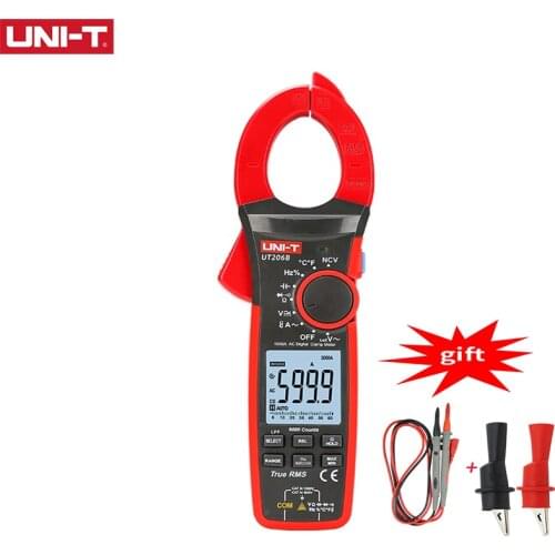 UNI-T True RMS Digital Clamp Meter AC DC Current 1000A 1000V UT207B UT208B LPF 6000 Count Backlight Flashlight Multimetro Tester