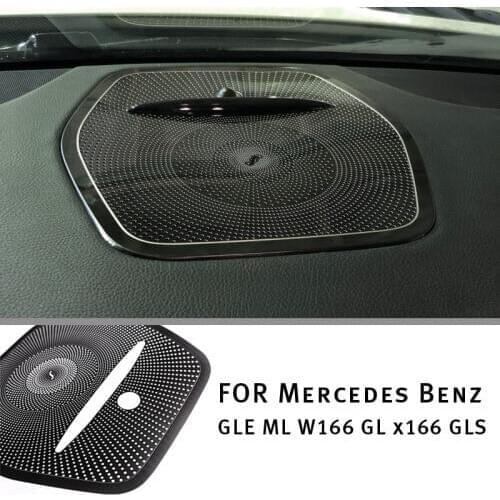 For Mercedes Benz GLE ML W166 GL X166 GLS Car Styling Car Loudspeaper Deco Car Audio Sticker Car Stereo Cover Auto Trim Interior