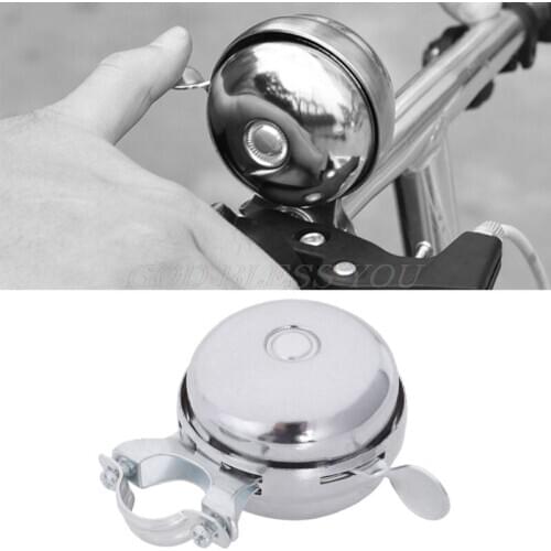 Double-sided Metal Bicycle Bell Vintage Bike Handlebar Safety Alarm MTB Cycling Retro Horn Bicycle Accessories Drop Shipping