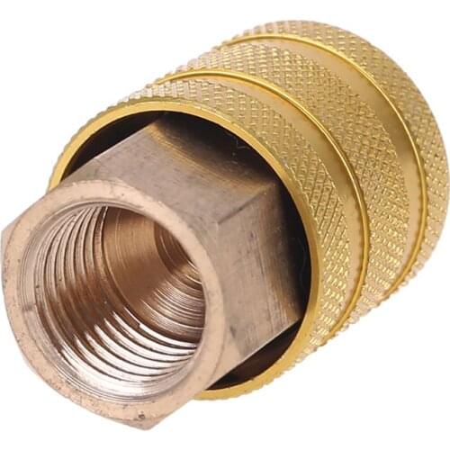 G5AD Solid Brass Hardware 1/4" NPT Coupler Female Copper thickened inflatable Joint Quick Connect
