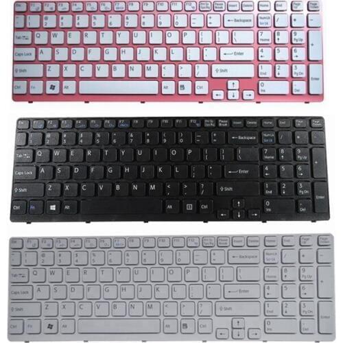 New for SONY VAIO SVE 15 series SVE15111 SVE1511 SVE15 SVE15113 laptop Black Keyboard US version