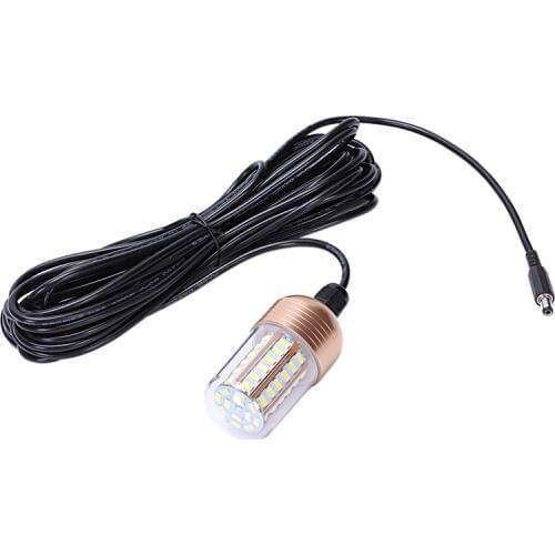 Hot 12V 30W Led Underwater Night Fishing Light Fish Finder Light With Cord Submersible Led Lamp Bait Squid Fish Attracting Light