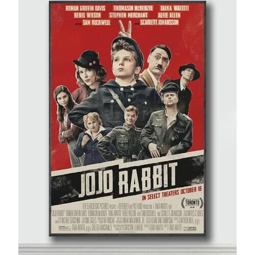 NJ217 Jojo Rabbit Movie 1 Silk Posters and Prints wall art Art Poster Home Decor