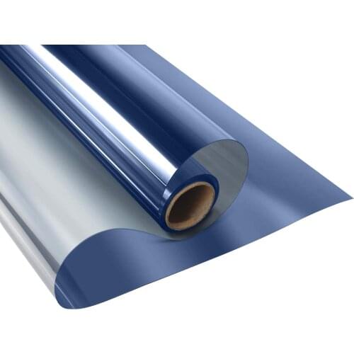 One Way Mirror Window Film for Home Self Adhesive Reflective Privacy Window Tint Heat Control Solar Film Decor Length 100cm