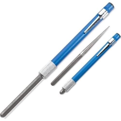 Portable Multi-function Diamond Pen Sharpener Blade Sharpener Stone for Knife Fishing Hooks Sharpening Outdoor Tools