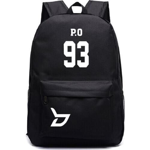 Block B Bags Students Boys Girls Backpack Teens Daily Bagpack Starry Sky Pattern Unisex Travel Backpack Laptop Bags