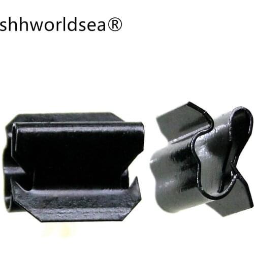 Shhworldsea 100PCS auto clip Front rear door interior buckles, handles Speaker baffle buckle Luggage trim buckle for audi vw