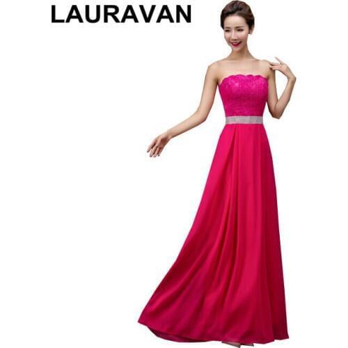 Blue plush size occasion women long gradient strapless bridesmaid dress for woman ladies dresses for special occasions elegant