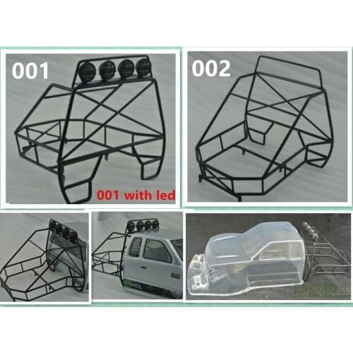 1/10 scale rock crawler rack Luggage Roll Rolling Cage AX80046 For RC8WD Z-K0050 TF2 Trail Find 2 Axial SCX10 PICKUP Chassis