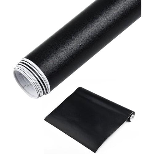 Waterproof Car film Black Faux Leather Upholstery Car Interior Film Headliner Stickers Hot Sale
