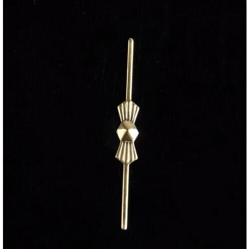 Free Shipping 1000pcs 33mm Chrome / Gold butterfly buckle / Tie Clips, Lamp Parts Connector Metal Bowtie Butterfly