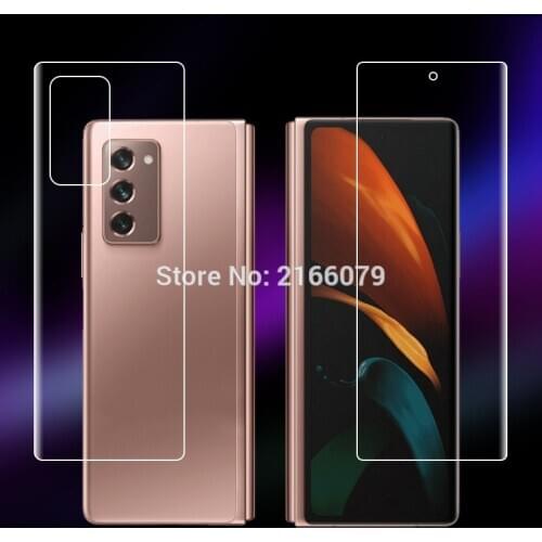For Samsung Galaxy Z Fold2 5G 7.6" Clear TPU / Matte Anti-Fingerprints Hydrogel Full Cover Soft Screen Protector Film Not Glass