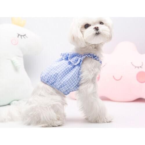 Pet Dog Clothes Summer Cool Wear Shirt Puppy Clothes for Small Medium Dogs Dress Vest Shirt Pet Clothing T-shirt Skirt Pug Tedy