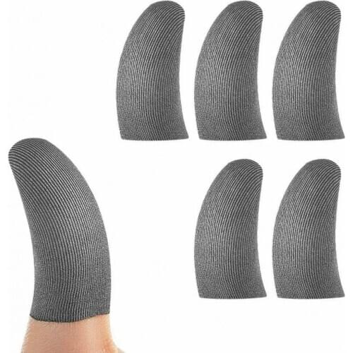 10pcs Breathable Mobile Game Controller Finger Sleeve Sweat-proof Gaming Touch Trigger Screen Gloves For PUBG COD Phone Game